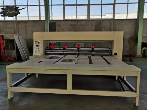 Corrugation Sheet Cardboard Rotary Slotting Boxing Meking Carton Machine